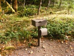 Empty Trail Map Holder- Staircase Rapids Trail