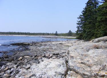 ACADIA NATIONAL PARK NATURAL SEAWALL