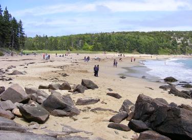 ACADIA NATIONAL PARK SAND BEACH