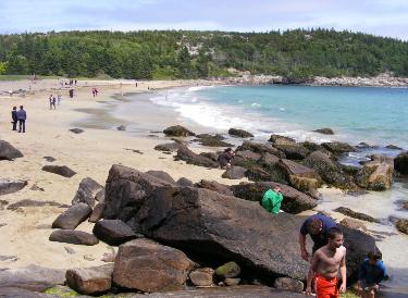 ACADIA NATIONAL PARK SAND BEACH