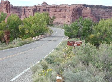 View From Arches National Park Road 14