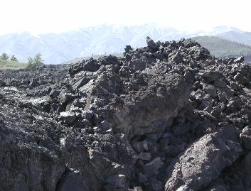 Craters of the Moon Rafted Lava Up Close
