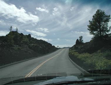 Driving Craters of the Moon Park Road