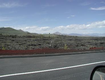 Craters of the Moon Park Road Landscape