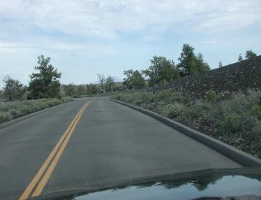Craters of the Moon Park Road Landscape
