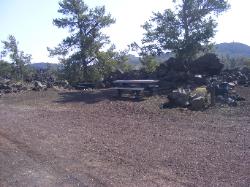 Craters of the Moon campsite 8