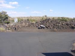 Craters of the Moon campsite 22