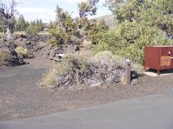 Craters of the Moon campsite 23