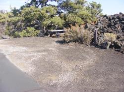 Craters of the Moon campsite 36