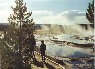 Geyser Basin Boardwalk in 2004