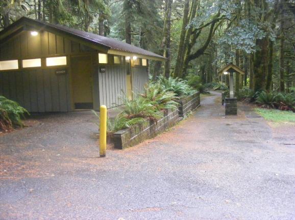 Loop A Rest Room and Registration Fairholme Campground Olympic