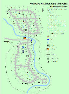 Mill Creek Campground Map 