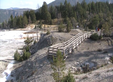 Top of Mammoth Springs
